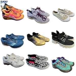Bulk Men’s Women’s Tennis Athletic Shoe Lot of 9 Name Brand Wholesale Reseller